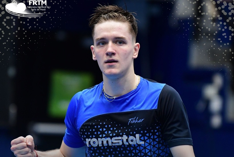Iulian Chiriţa, vicecampion continental U21 la tenis de masă