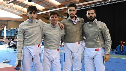 Medalie de bronz la Madrid pentru echipa masculină de sabie a României