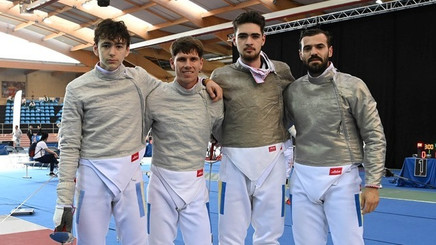 Medalie de bronz la Madrid pentru echipa masculină de sabie a României