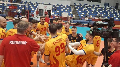 Volei masculin: România, victorie cu Slovacia în meci amical, la Mioveni