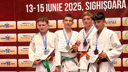 Performanţă impresionantă pentru un tânăr sportiv clujean la Campionatul Balcanic de Judo U13