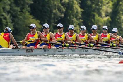 Trei medalii de aur, două de argint şi una de bronz pentru sportivii români la Cupa Mondială de canotaj de la Lucerna
