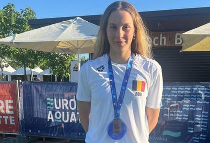 Medalie de aur pentru Daria Silişteanu la Campionatul European de Înot la nivel de juniori