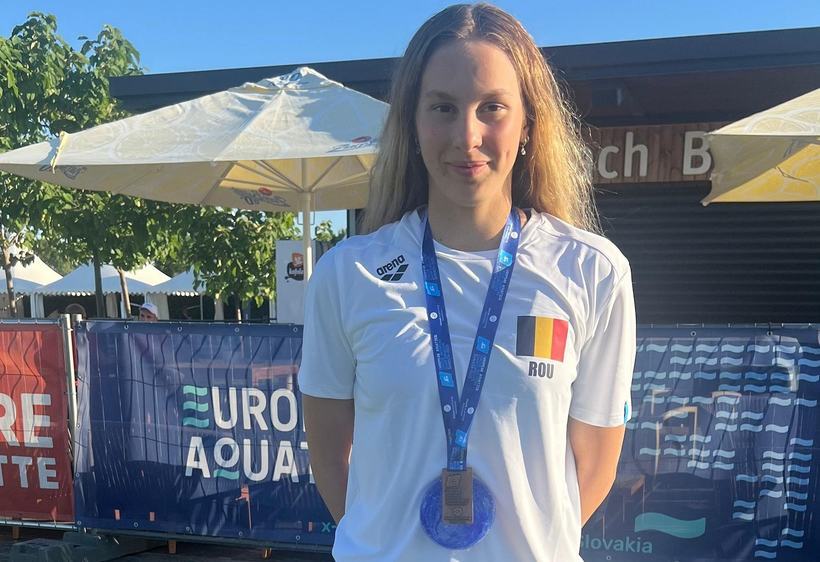 Medalie de aur pentru Daria Silişteanu la Campionatul European de Înot la nivel de juniori