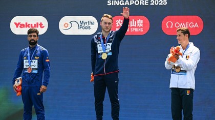 România a obţinut prima medalie la Campionatele Mondiale de Nataţie. Constantin Popovici, bronz la sărituri de la 27 metri