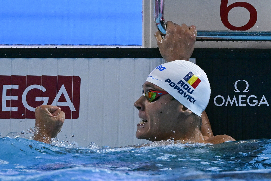 David Popovici, prima reacţie după cursa fenomenală de astăzi! "Sunt mai bucuros decât am fost după Jocurile Olimpice"