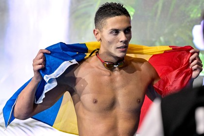 David Popovici s-a calificat în finala probei de 100 m liber