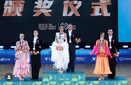 Argint istoric pentru dansul sportiv românesc la World Games