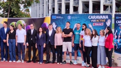 David Popovici, Cătălin Chirilă sau Valeria Răcilă van Groningen, prezenţi la evenimentul care a marcat începutul Săptămânii Europene a Sportului