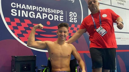 Darius Dumitru, calificat în finala probei de 100 de metri liber, la Campionatele Mondiale de înot paralimpic
