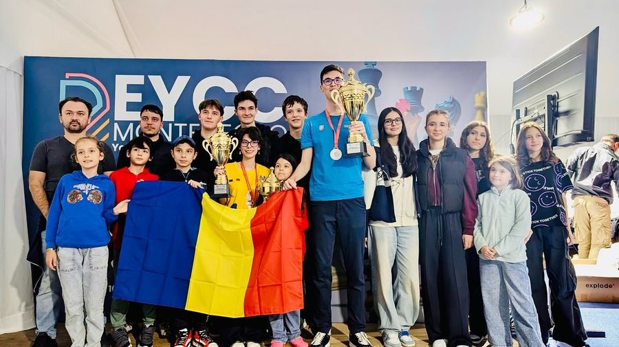 Performanţă fantastică pentru România la Campionatul European de Sah la tineret. Vladimir Cnejev a câştigat medalia de argint