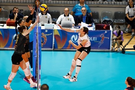 CSO Voluntari, victorie cu CSM Lugoj în prima manşă din sferturile Cupei României la volei feminin