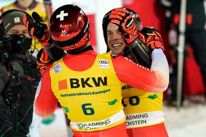 Elveţianul Loic Meillard a câştigat proba de slalom uriaş de la Schladming

