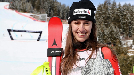 Elveţianca Malorie Blanc a câştigat proba de super-G de la Crans-Montana