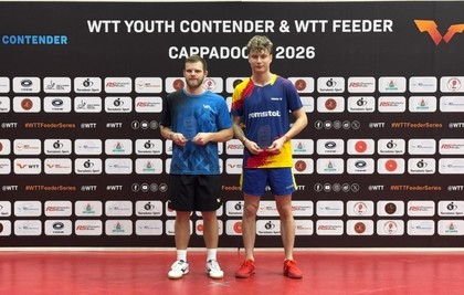 Jucătorul de tenis de masă Darius Movileanu a obţinut două medalii la WTT Feeder Cappadocia