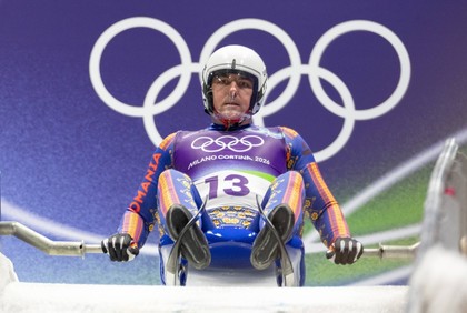 Valentin Creţu, clasare excelentă după primele două manşe din concursul olimpic de sanie