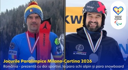 România va fi reprezentată la Jocurile Paralimpice de Iarnă Milano-Cortina 2026 în probele de para snowboard şi para schi alpin