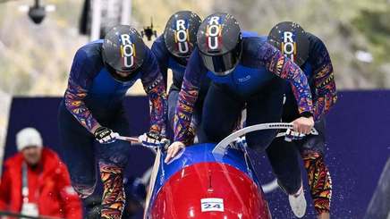 Echipajul de bob 4 al României concurează în ultima zi de competiţie