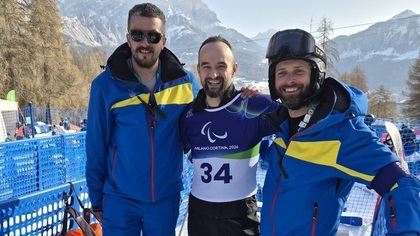 Mihăiţă Papară s-a retras din proba de Snowboard Cross de la Jocurile Paralimpice