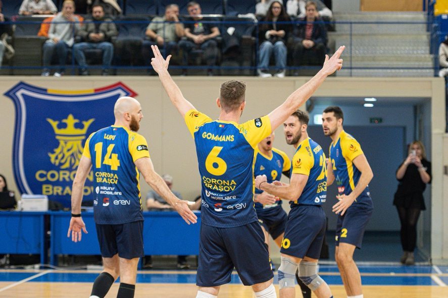 SCM Zalău şi Corona Braşov vor juca finala Cupei României la volei masculin