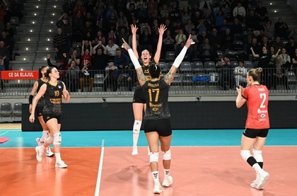 Campioana Volei Alba Blaj, în finala Diviziei A, după meci decisiv cu Corona Braşov
