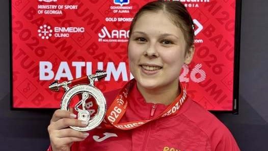 Andreea Cotruta a cucerit medalia de argint la stilul smuls la Campionatele Europene de haltere 