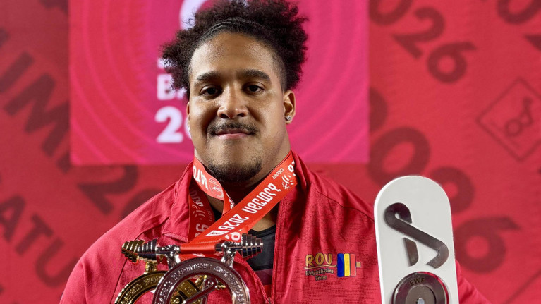 Luis Lauret Rodriguez, halterofilul cubanez ce reprezintă România, a cucerit aur, argint şi a setat un nou record european la Batumi