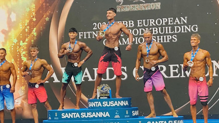 Un român este vicecampion european la fitness juniori