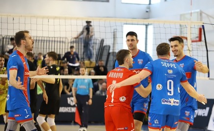 Steaua Bucureşti, victorie cu SCM Zalău în meciul 3 al finalei pentru medalia de bronz a Diviziei A la volei