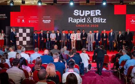 Bogdan Deac, alături de unii dintre cei mai puternici jucători ai lumii la Grand Chess Tour Super Rapid & Blitz Croatia 2026