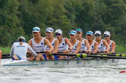 Al doilea aur pentru România la Amsterdam. Barca feminină de 8+1 a setat şi un nou record mondial!