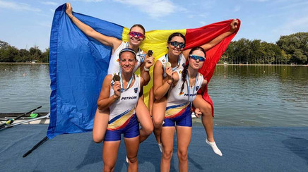 Nouă medalii pentru România în prima zi a Campionatelor Balcanice de canotaj de la Plovdiv