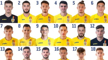 Moruţan, "decarul" României la EURO U21. Numerele alese de tricolori