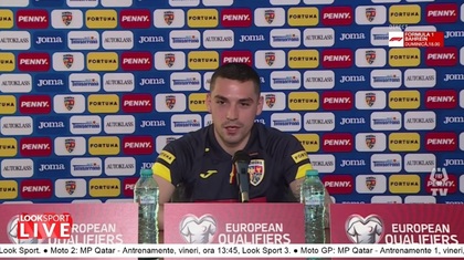 Pentru România şi pentru Rădoi! Stanciu: "Suntem trişti că nu va fi lângă noi! Vrem să câştigăm şi pentru el"