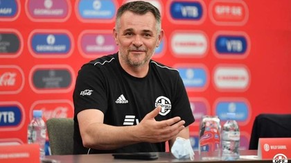 Cuvinte de laudă de la selecţionerul Georgiei pentru naţionala României: ”Joacă un fotbal bun!”