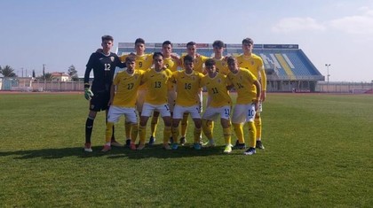 Naţionala U16 a României, învinsă de Cipru, scor 2-1, într-un meci amical