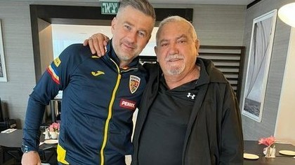 Tehnicianul israelian Shlomo Scharf s-a întâlnit cu Edward Iordănescu în cantonamentul naţionalei de la Netanya