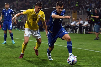 VIDEO ǀ Bosnia - România 1-0! ”Tricolorii”, învinşi după ce în a doua repriză nu au contat în atac. Zero puncte şi zero goluri în două meciuri din Liga Naţiunilor
