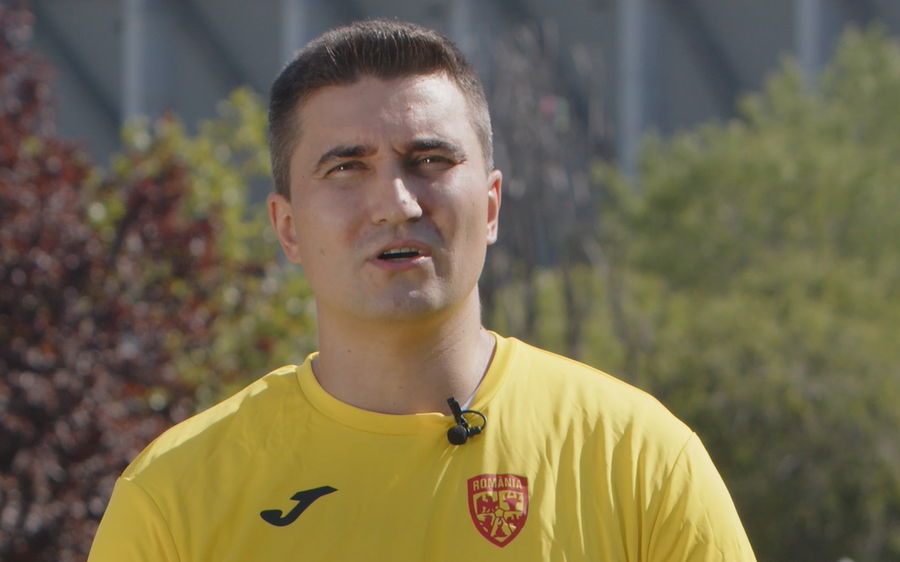 VIDEO ǀ Alexandru Rădulescu îi încurajează pe ”tricolori”: ”Galbenul înseamnă aur, prima treaptă a podiumului şi victorie! Putem depăşi orice adversar!”