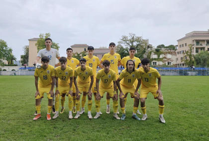 Reprezentativa U17 a României a obţinut victoria cu Muntenegru