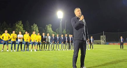 Edi Iordănescu a vorbit în faţa fanilor la revenirea în România! Ce i-au cerut cei prezenţi la Mogoşoaia