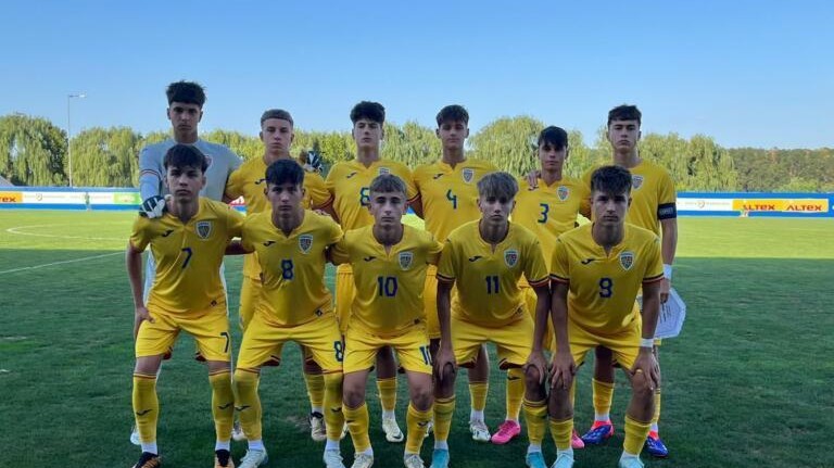 Naţionala U16 a remizat cu Cehia, scor 2-2, într-un meci amical disputat la Buftea