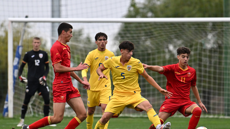 Remiză la U17! ”Tricolorii” lui Nicolae Grigore au făcut 1-1 cu Muntenegru