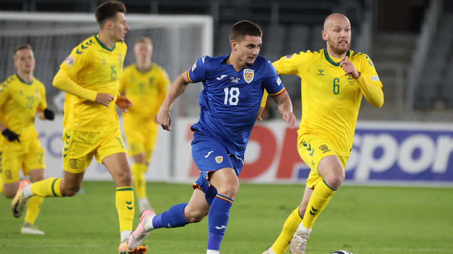 Lituania - România 1-2. Scăpăm de o deplasare grea şi rămânem cu punctaj maxim în Liga Naţiunilor