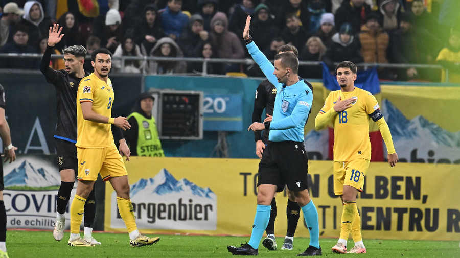 Raportul arbitrului poate fi crucial în deznodământul meciului România - Kosovo