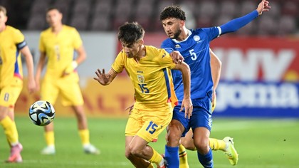 România U21 - Cipru U21 2-0! Pas important făcut de naţionala lui Costin Curelea spre calificarea la Campionatul European