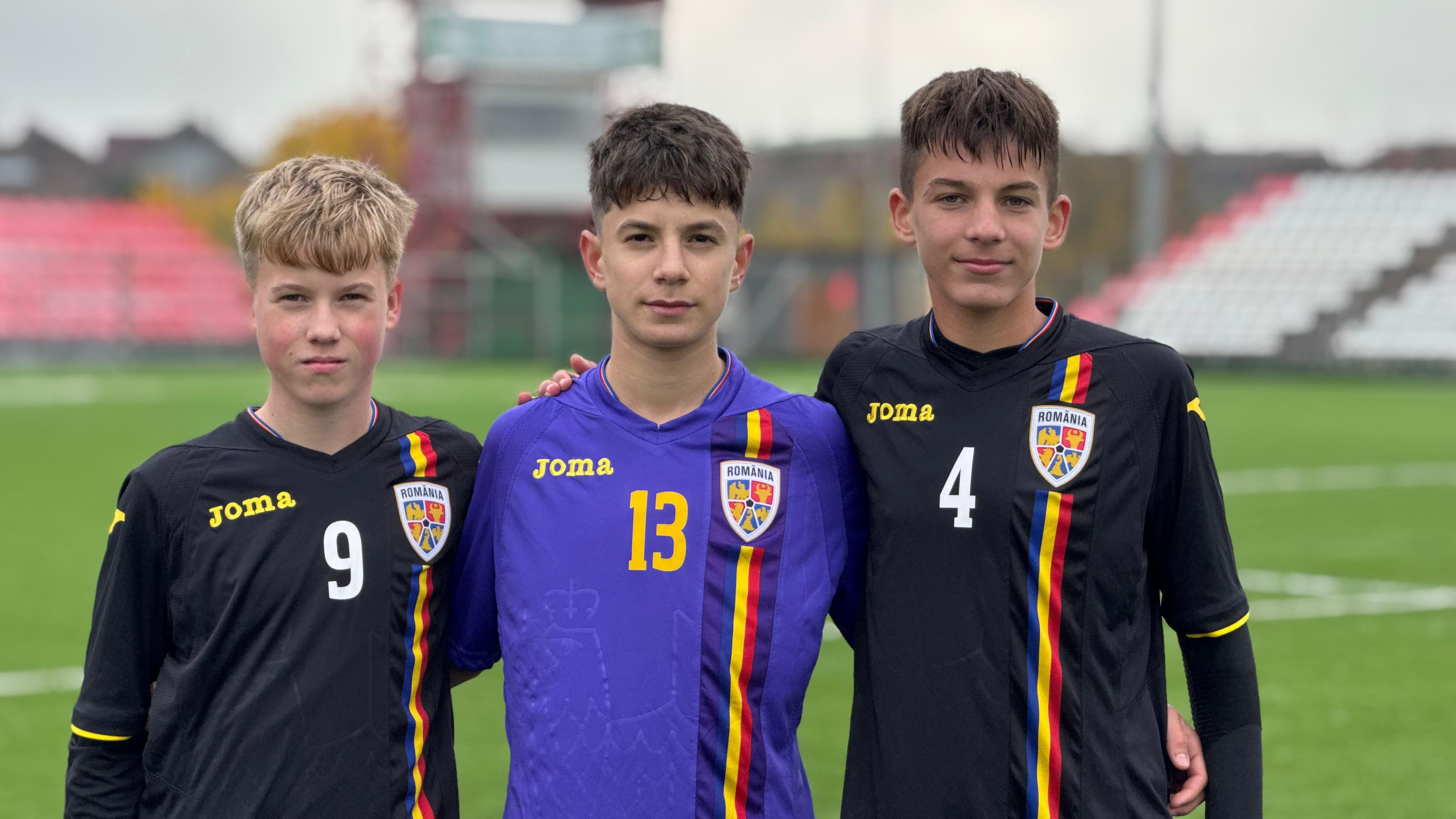 Tinerii fotbaliști în acțiune