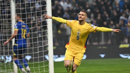 ”Nu am mai luptat cum trebuia”. Daniel Bîrligea nu poate savura golul marcat Bosniei