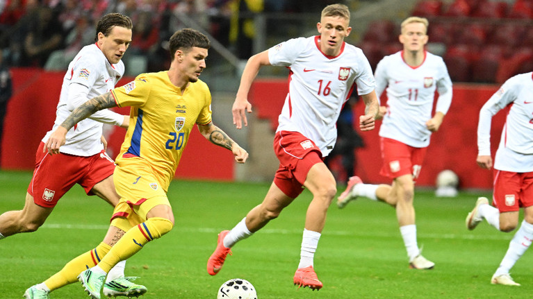 LIVE TEXT | Polonia - România 1-0. Lewandowski înscrie din penalty! Drăguşin e eliminat!