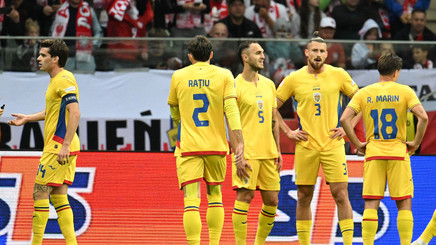 În conformitate cu scorul! Jucătorii români au luat note catastrofale după 0-6 cu Polonia. Drăguşin nici măcar 4 nu a primit